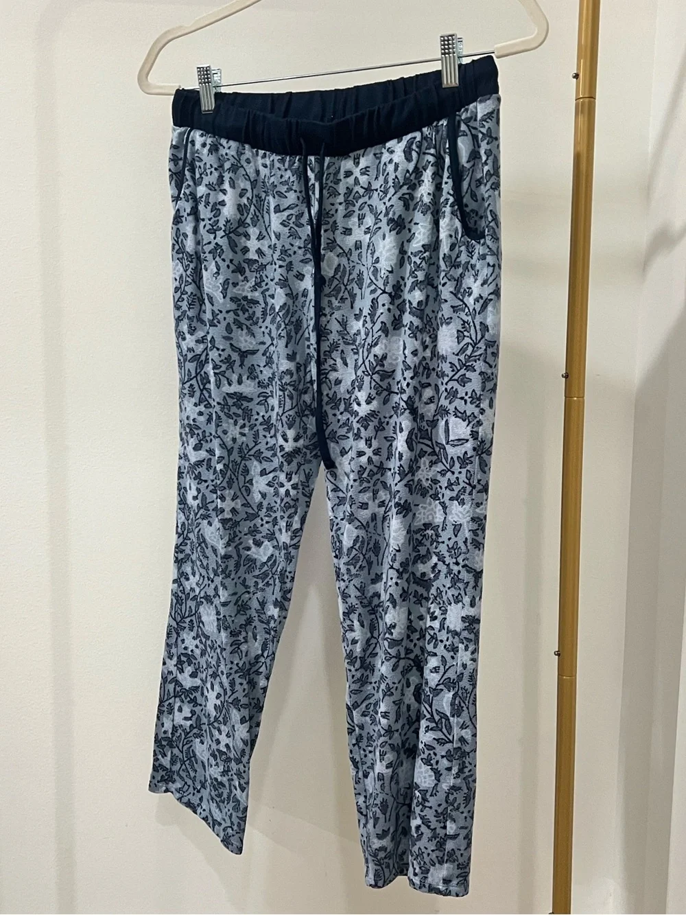 Lucky Brand Blue Floral Short-Sleeve Set